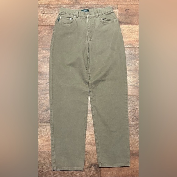 Lauren Ralph Lauren Cotton/Lycra Blend Tapered Leg Jeans Size 6 - Picture 1 of 4